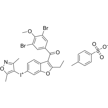 (3-(3,5-Dibromo-4-methoxybenzoyl)-2-ethylbenzofuran-6-yl)(3,5-dimethylisoxazol-4-yl)iodonium 4-methylbenzenesulfonate|CS-1567033