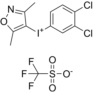 (3,4-Dichlorophenyl)(3,5-dimethylisoxazol-4-yl)iodonium trifluoromethanesulfonate|CS-1567039