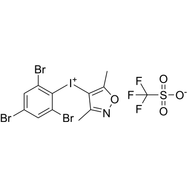 (3,5-Dimethylisoxazol-4-yl)(2,4,6-tribromophenyl)iodonium trifluoromethanesulfonate|CS-1567042