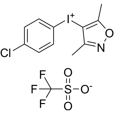 (4-Chlorophenyl)(3,5-dimethylisoxazol-4-yl)iodonium trifluoromethanesulfonate|CS-1567044