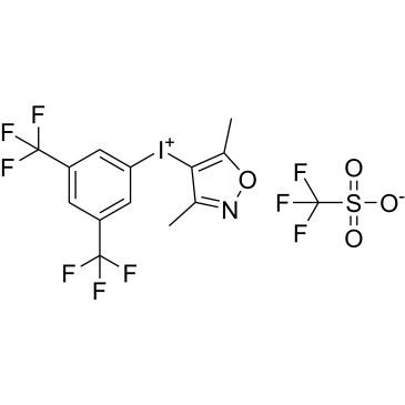 (3,5-Bis(trifluoromethyl)phenyl)(3,5-dimethylisoxazol-4-yl)iodonium trifluoromethanesulfonate|CS-1567051