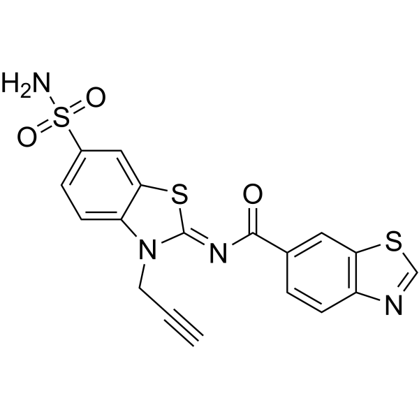 N-(3-(Prop-2-yn-1-yl)-6-sulfamoylbenzo[d]thiazol-2(3H)-ylidene)benzo[d]thiazole-6-carboxamide|CS-1567175
