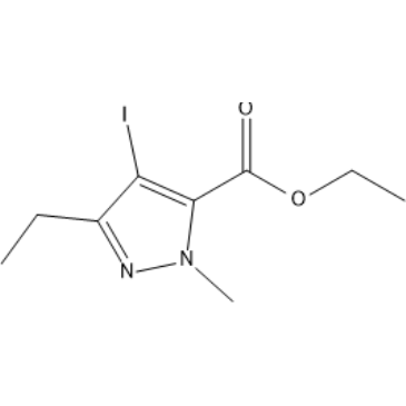 Ethyl 3-ethyl-4-iodo-1-methyl-1H-pyrazole-5-carboxylate|CS-1567177