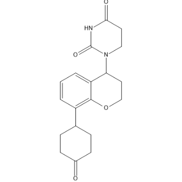 1-(8-(4-Oxocyclohexyl)chroman-4-yl)dihydropyrimidine-2,4(1H,3H)-dione|CS-1567185