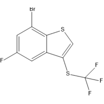 7-Bromo-5-fluoro-3-((trifluoromethyl)thio)benzo[b]thiophene|CS-1567195