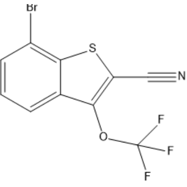 7-Bromo-3-(trifluoromethoxy)benzo[b]thiophene-2-carbonitrile|CS-1567200