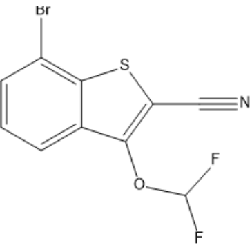7-Bromo-3-(difluoromethoxy)benzo[b]thiophene-2-carbonitrile|CS-1567203
