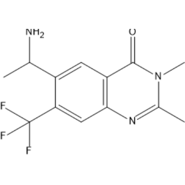 6-(1-Aminoethyl)-2,3-dimethyl-7-(trifluoromethyl)quinazolin-4(3H)-one|CS-1567222