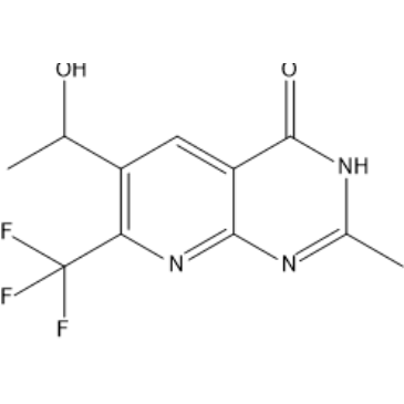 6-(1-Hydroxyethyl)-2-methyl-7-(trifluoromethyl)pyrido[2,3-d]pyrimidin-4(3H)-one|CS-1567229