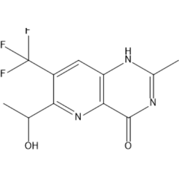 6-(1-Hydroxyethyl)-2-methyl-7-(trifluoromethyl)pyrido[3,2-d]pyrimidin-4(1H)-one|CS-1567234