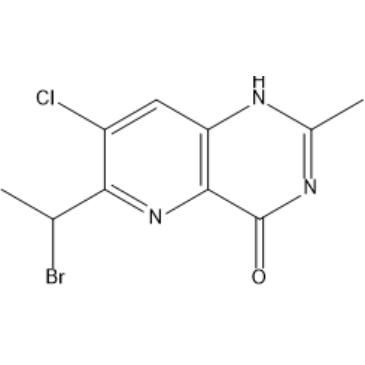 6-(1-Bromoethyl)-7-chloro-2-methylpyrido[3,2-d]pyrimidin-4(1H)-one|CS-1567239
