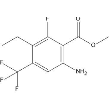 Methyl 6-amino-3-ethyl-2-fluoro-4-(trifluoromethyl)benzoate|CS-1567243
