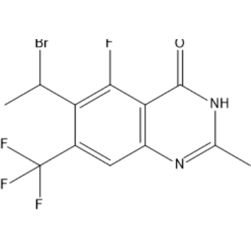6-(1-Bromoethyl)-5-fluoro-2-methyl-7-(trifluoromethyl)quinazolin-4(3H)-one|CS-1567246