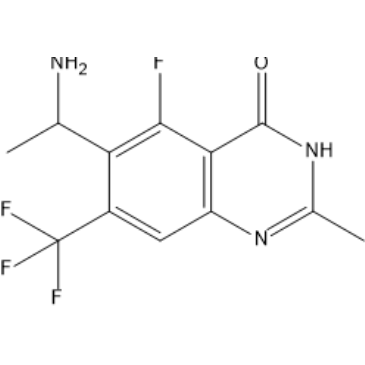 6-(1-Aminoethyl)-5-fluoro-2-methyl-7-(trifluoromethyl)quinazolin-4(3H)-one|CS-1567247