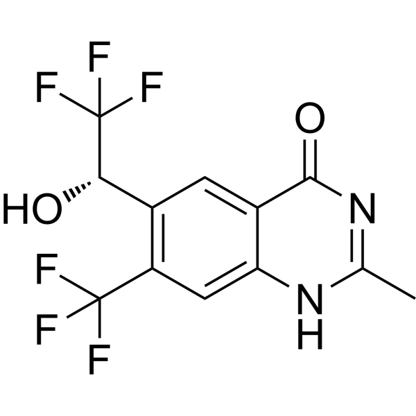 (S)-2-Methyl-6-(2,2,2-trifluoro-1-hydroxyethyl)-7-(trifluoromethyl)quinazolin-4(1H)-one|CS-1567249