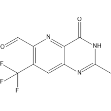 2-Methyl-4-oxo-7-(trifluoromethyl)-3,4-dihydropyrido[3,2-d]pyrimidine-6-carbaldehyde|CS-1567255
