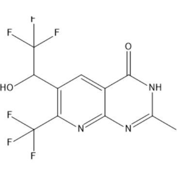 2-Methyl-6-(2,2,2-trifluoro-1-hydroxyethyl)-7-(trifluoromethyl)pyrido[2,3-d]pyrimidin-4(3H)-one|CS-1567270