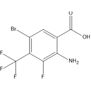 2-Amino-5-bromo-3-fluoro-4-(trifluoromethyl)benzoic acid|CS-1567274