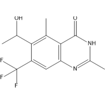 6-(1-Hydroxyethyl)-2,5-dimethyl-7-(trifluoromethyl)quinazolin-4(3H)-one|CS-1567281