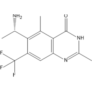 (S)-6-(1-Aminoethyl)-2,5-dimethyl-7-(trifluoromethyl)quinazolin-4(3H)-one|CS-1567282