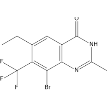 8-Bromo-6-ethyl-2-methyl-7-(trifluoromethyl)quinazolin-4(3H)-one|CS-1567285