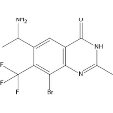 6-(1-Aminoethyl)-8-bromo-2-methyl-7-(trifluoromethyl)quinazolin-4(3H)-one|CS-1567290
