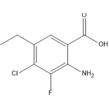 2-Amino-4-chloro-5-ethyl-3-fluorobenzoic acid|CS-1567295