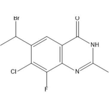 6-(1-Bromoethyl)-7-chloro-8-fluoro-2-methylquinazolin-4(3H)-one|CS-1567297