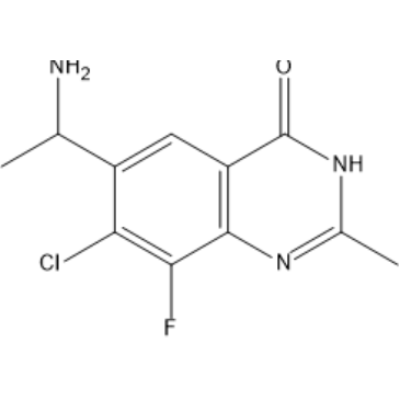 6-(1-Aminoethyl)-7-chloro-8-fluoro-2-methylquinazolin-4(3H)-one|CS-1567299