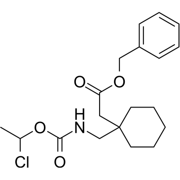 Benzyl 2-(1-((((1-chloroethoxy)carbonyl)amino)methyl)cyclohexyl)acetate|CS-1567541
