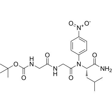 tert-Butyl (S)-(2-((2-((1-amino-4-methyl-1-oxopentan-2-yl)(4-nitrophenyl)amino)-2-oxoethyl)amino)-2-oxoethyl)carbamate|CS-1567548
