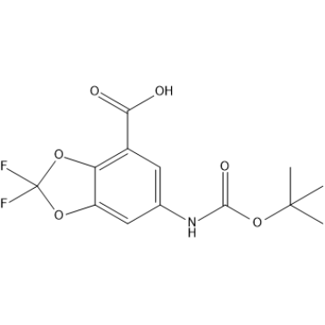 6-((tert-Butoxycarbonyl)amino)-2,2-difluorobenzo[d][1,3]dioxole-4-carboxylic acid|CS-1567610