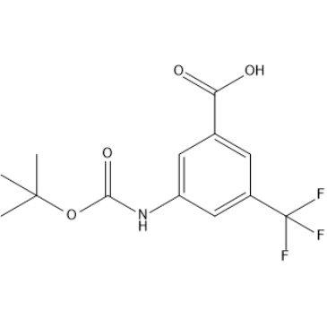 3-((tert-Butoxycarbonyl)amino)-5-(trifluoromethyl)benzoic acid|CS-1567611