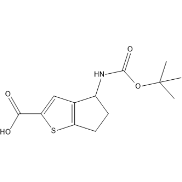 4-((tert-Butoxycarbonyl)amino)-5,6-dihydro-4H-cyclopenta[b]thiophene-2-carboxylic acid|CS-1567612
