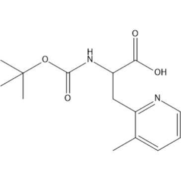 2-((tert-Butoxycarbonyl)amino)-3-(3-methylpyridin-2-yl)propanoic acid|CS-1567615