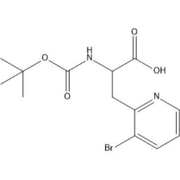 3-(3-Bromopyridin-2-yl)-2-((tert-butoxycarbonyl)amino)propanoic acid|CS-1567616