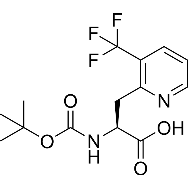 (S)-2-((tert-Butoxycarbonyl)amino)-3-(3-(trifluoromethyl)pyridin-2-yl)propanoic acid|CS-1567621