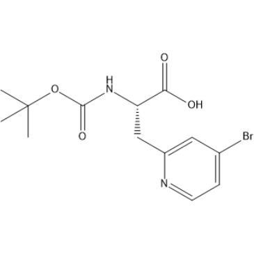 (S)-3-(4-Bromopyridin-2-yl)-2-((tert-butoxycarbonyl)amino)propanoic acid|CS-1567625