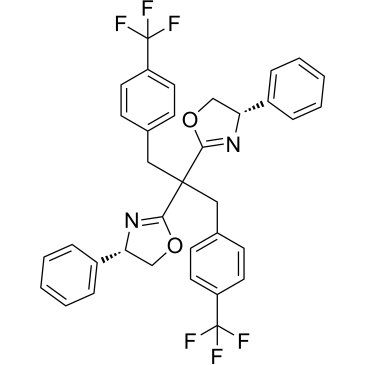 (4S,4'S)-2,2'-(1,3-Bis(4-(trifluoromethyl)phenyl)propane-2,2-diyl)bis(4-phenyl-4,5-dihydrooxazole)|CS-1567638