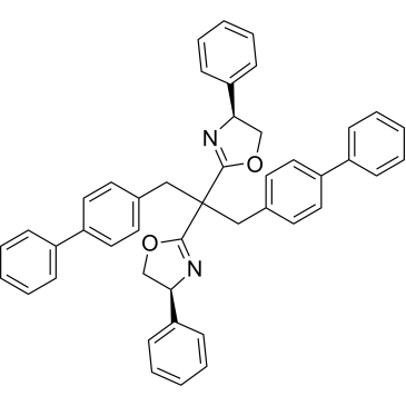 (4S,4'S)-2,2'-(1,3-Di([1,1'-biphenyl]-4-yl)propane-2,2-diyl)bis(4-phenyl-4,5-dihydrooxazole)|CS-1567639