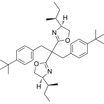 (4S,4'S)-2,2'-(1,3-Bis(4-(tert-butyl)phenyl)propane-2,2-diyl)bis(4-((S)-sec-butyl)-4,5-dihydrooxazole)|CS-1567681