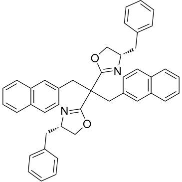 (4S,4'S)-2,2'-(1,3-Di(naphthalen-2-yl)propane-2,2-diyl)bis(4-benzyl-4,5-dihydrooxazole)|CS-1567691