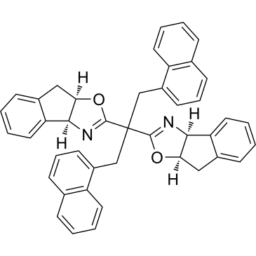 (3aS,3a'S,8aR,8a'R)-2,2'-(1,3-Di(naphthalen-1-yl)propane-2,2-diyl)bis(3a,8a-dihydro-8H-indeno[1,2-d]oxazole)|CS-1567693
