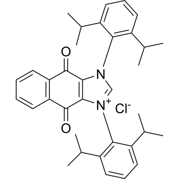 1,3-Bis(2,6-diisopropylphenyl)-4,9-dioxo-4,9-dihydro-1H-naphtho[2,3-d]imidazol-3-ium chloride|CS-1580005