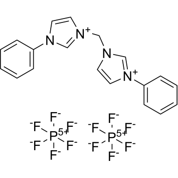 1-Phenyl-3-((3-phenyl-1H-imidazol-3-ium-1-yl)methyl)-1H-imidazol-3-ium (hexafluorophosphate(V))|CS-1580042