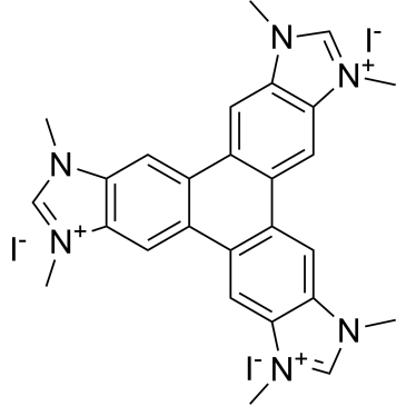 1,3,6,8,11,13-Hexamethyl-8,13-dihydro-1H-triphenyleno[2,3-d:6,7-d':10,11-d'']triimidazole-3,6,11-triium iodide|CS-1580093