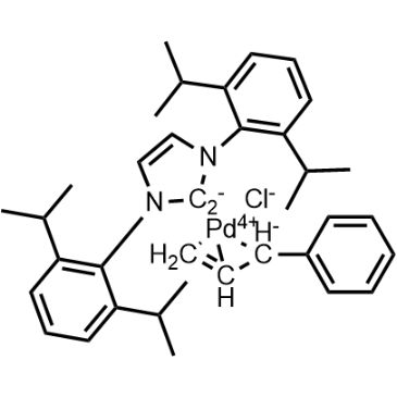 [1,3-Bis[2,6-bis(1-methylethyl)phenyl]-1,3-dihydro-2H-imidazol-2-ylidene]chloro[(1,2,3-η)-1-phenyl-2-propen-1-yl]palladium|CS-1580107