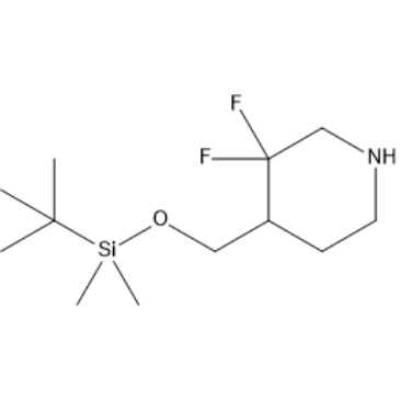 4-(((tert-Butyldimethylsilyl)oxy)methyl)-3,3-difluoropiperidine|CS-1587039