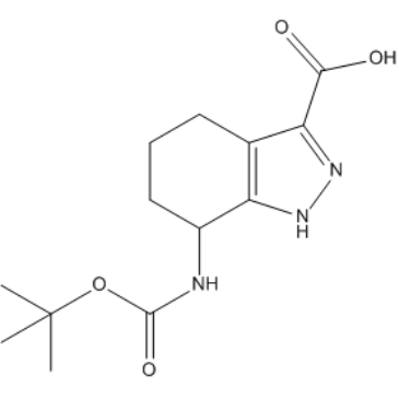 7-((tert-Butoxycarbonyl)amino)-4,5,6,7-tetrahydro-1H-indazole-3-carboxylic acid|CS-1587109