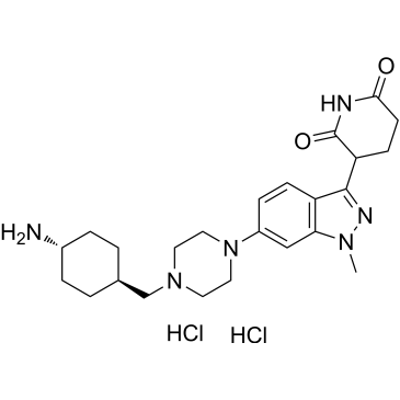 3-(6-(4-(((1r,4r)-4-Aminocyclohexyl)methyl)piperazin-1-yl)-1-methyl-1H-indazol-3-yl)piperidine-2,6-dione dihydrochloride|CS-1596024